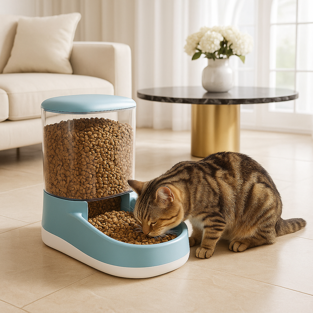 Distributeur de croquettes pour chat | Ecogam™