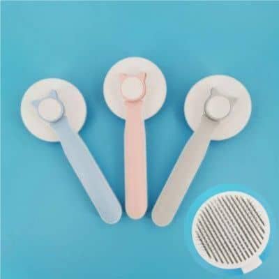 Brosse pour chat tête de chat