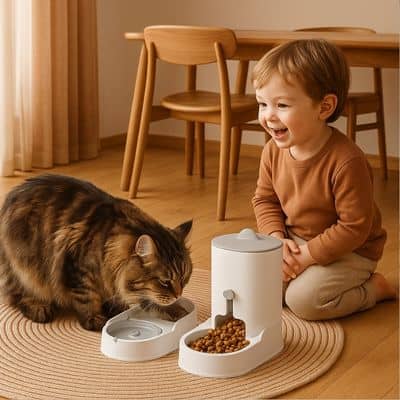 Distributeur de croquettes pour chat | PawMeal™