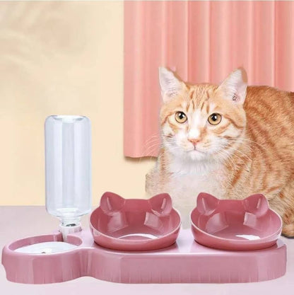 gamelle chat  rose