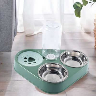 gamelle chat vert