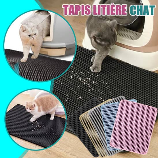 Tapis chat litière