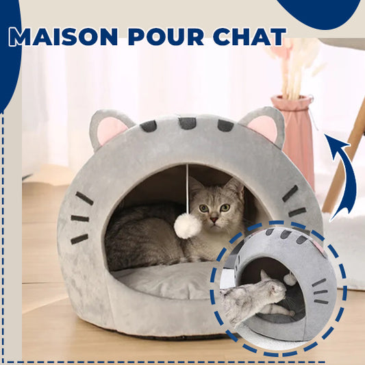 niche pour chat semi ouvert